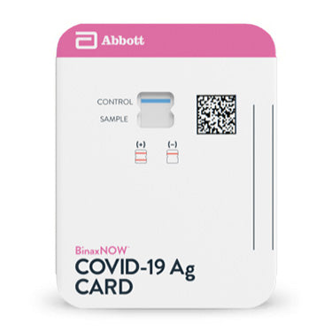 Binaxnow Covid-19 Kit Control Ag Card Pos 10/Kt -Abbott Point Of Care -195-080