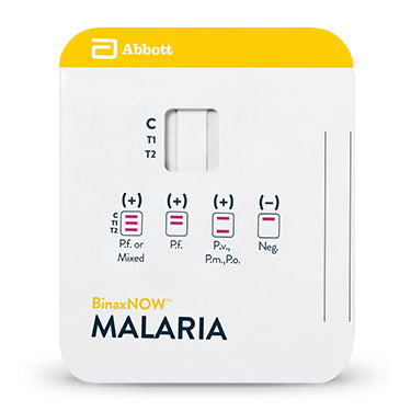 Binaxnow Malaria Test Kit 25 Test/Kit -Abbott Point Of Care -665-025