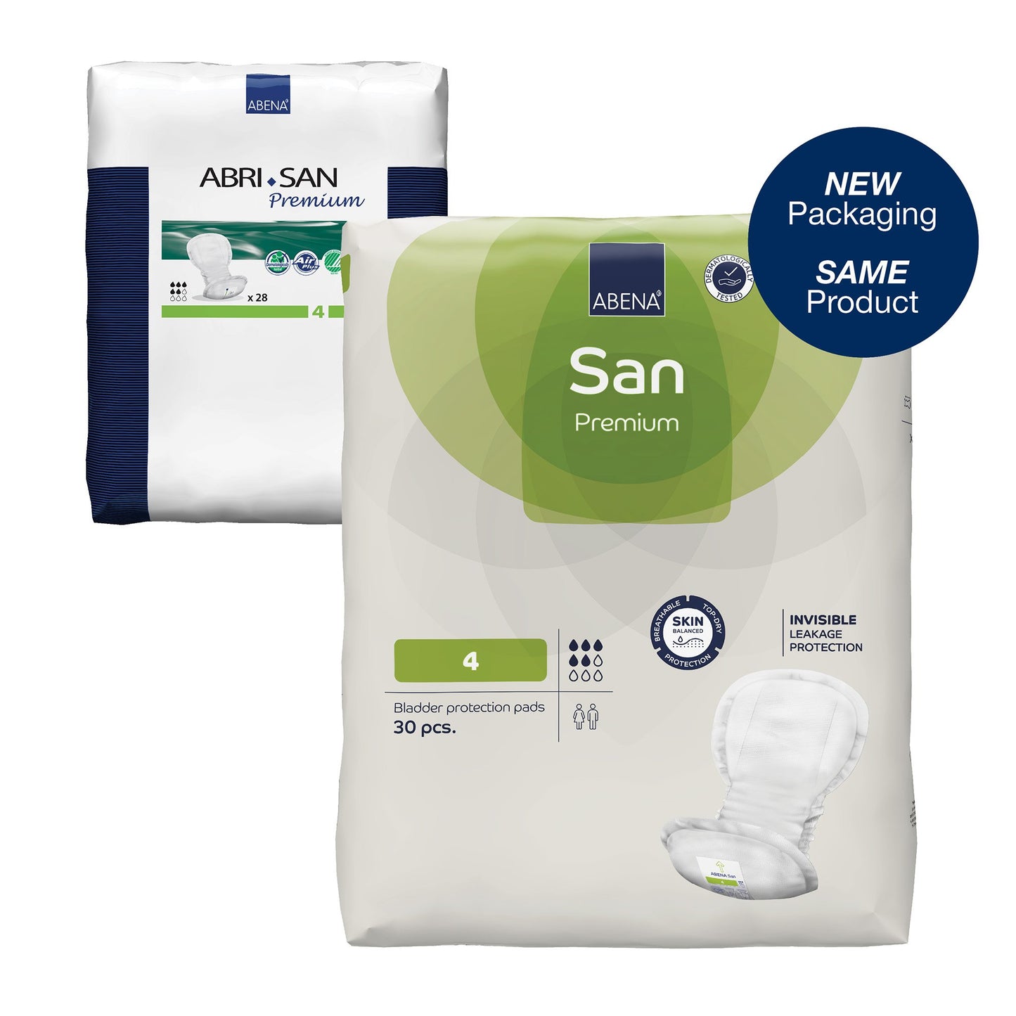 Abena San Premium Bladder Protection Pads, Size 4 30/PACK -1000021306