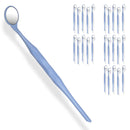 25 Pieces Dental Autoclavable Double Sided Disposable Mouth Mirror Blue -ORAL32 - Osung USA