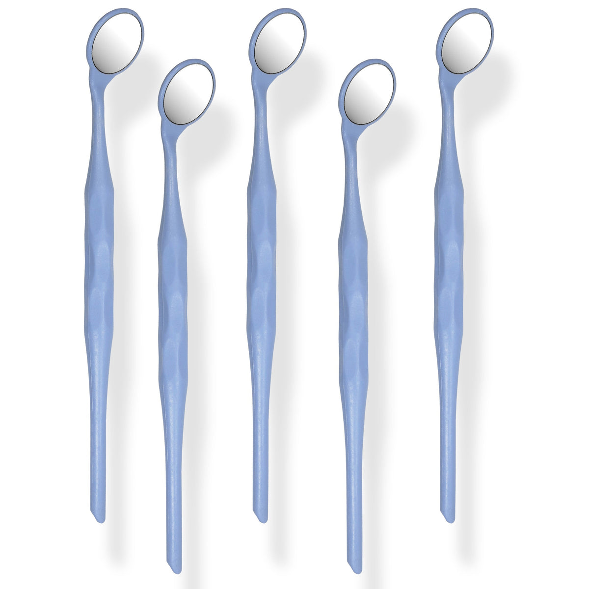 5 Pieces Dental Autoclavable Double Sided Disposable Mouth Mirror Blue -ORAL32 - Osung USA