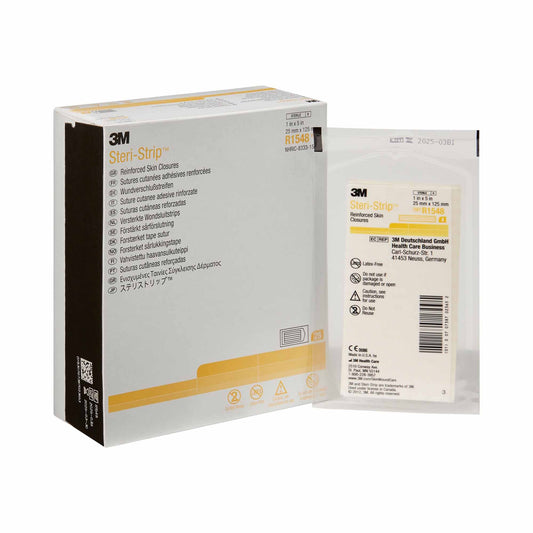 3M™ Steri-Strip™ Skin Closure Strip, 1 x 5 in. 100/CASE -R1548