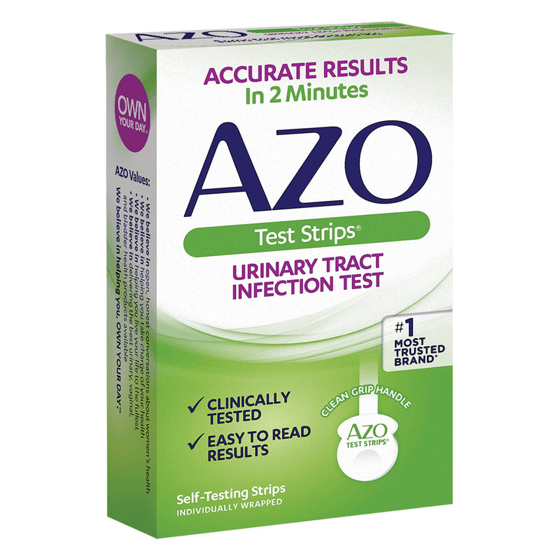 AZO Test Strips® Urinary Tract Infection Detection Home Device Urinalysis Test Kit