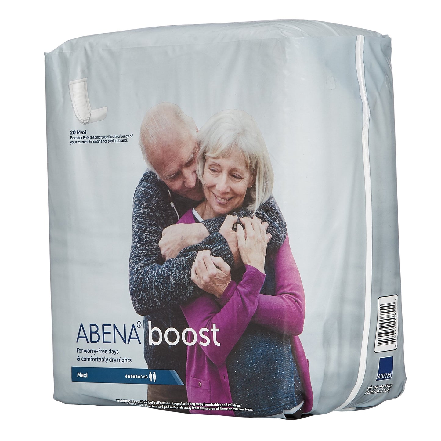 Abena Boost Maxi Incontinence Booster Pad, 6¼ x 24 Inch 20/BAG -1000017213