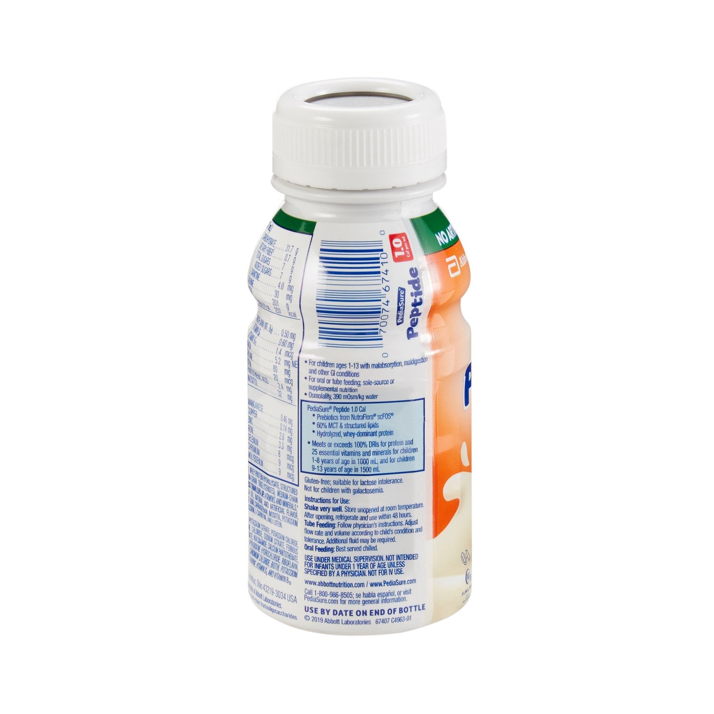 PediaSure Peptide 1.0 Cal Peptide-Based Nutrition, Vanilla, 8-ounce bottle