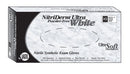 NitriDerm® Ultra White Nitrile Exam Glove, Medium, 1000/CS