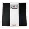 Health O Meter® Dial Scale, 270-lb. Capacity, Black & White Analog Large Display, 3/CS