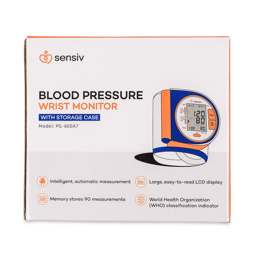 Sensiv Wrist Blood Pressure Monitor, 1/Ea