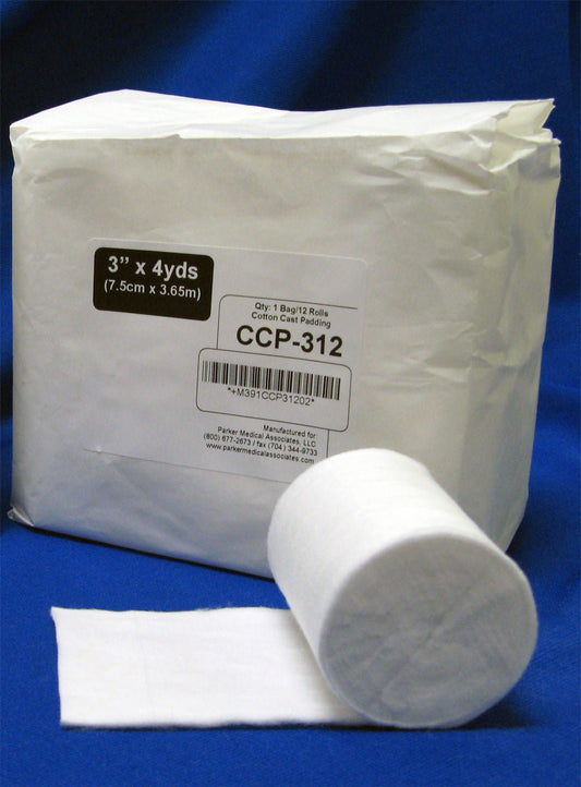 Padding, Cast Ctn 6"X4Yd (6Rls/Bg) Prkmed, 6/Bg