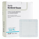 DERMARITE® ADHESIVE DRESSING, 4 X 4 INCH, WHITE, SOLD AS 100/PACK DERMARITE 00255