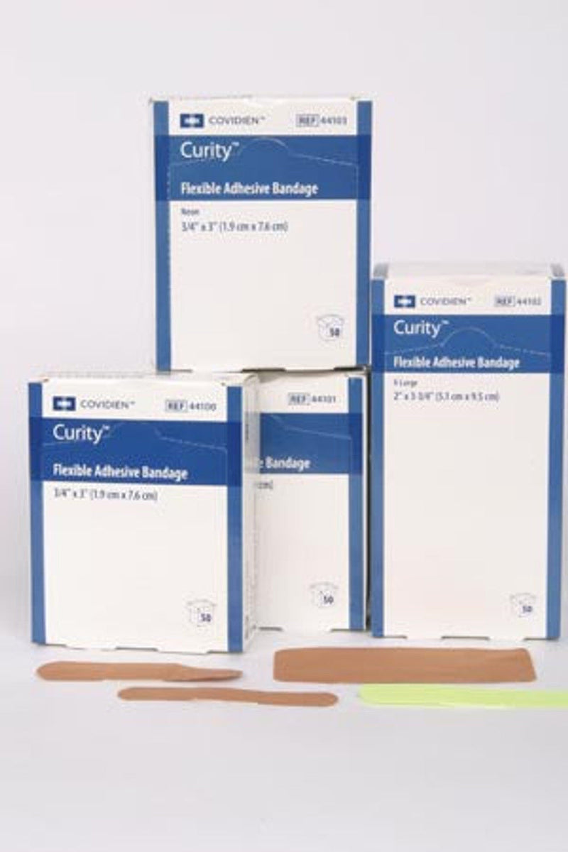 CARDINAL HEALTH CURITY™ FLEXIBLE FABRIC BANDAGES BANDAGE FABRIC SPOT 7/850/BX 24BX/CS