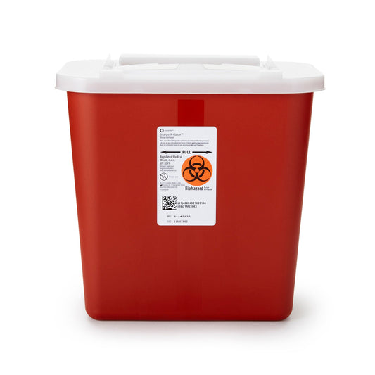 Sharps-A-Gator™ Sharps Container, 2 Gallon, 10-1/4 x 7 x 10-1/2 Inch, 20/CS