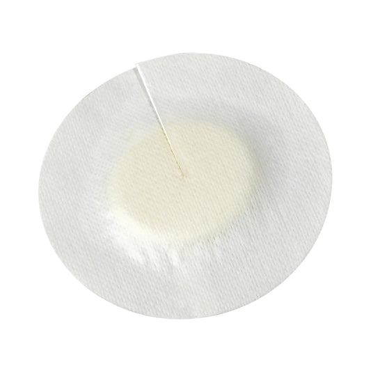 Optifoam® Adhesive With Border Foam Dressing, 4-Inch Diameter Fenestrated Round, 120/Cs