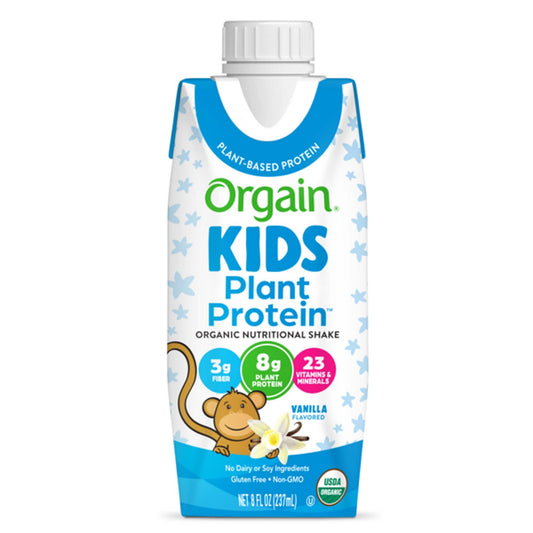Shake, Nutrtn Organic Orgain Kid Plnt Protn Van 237Ml (12/Cs, 12/Cs