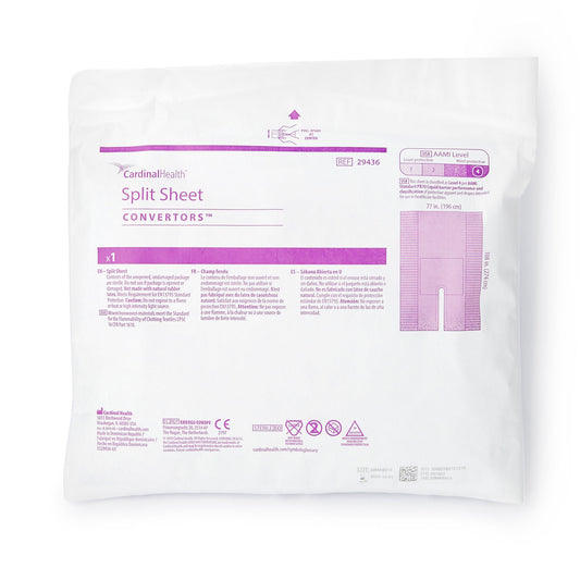 Cardinal Health™ Split Sheet Drape, 77 X 108 Inch, 1/Ea