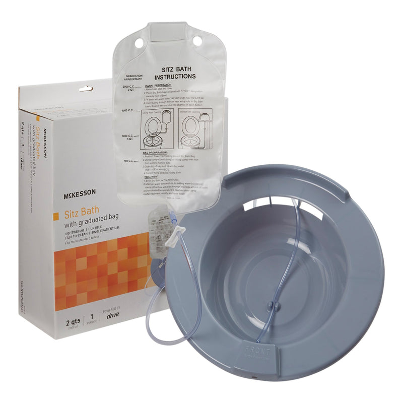 MCKESSON ROUND SITZ BATH, 2000 ML CAPACITY, SOLD AS 6/CASE MCKESSON 146-RTLPC23234