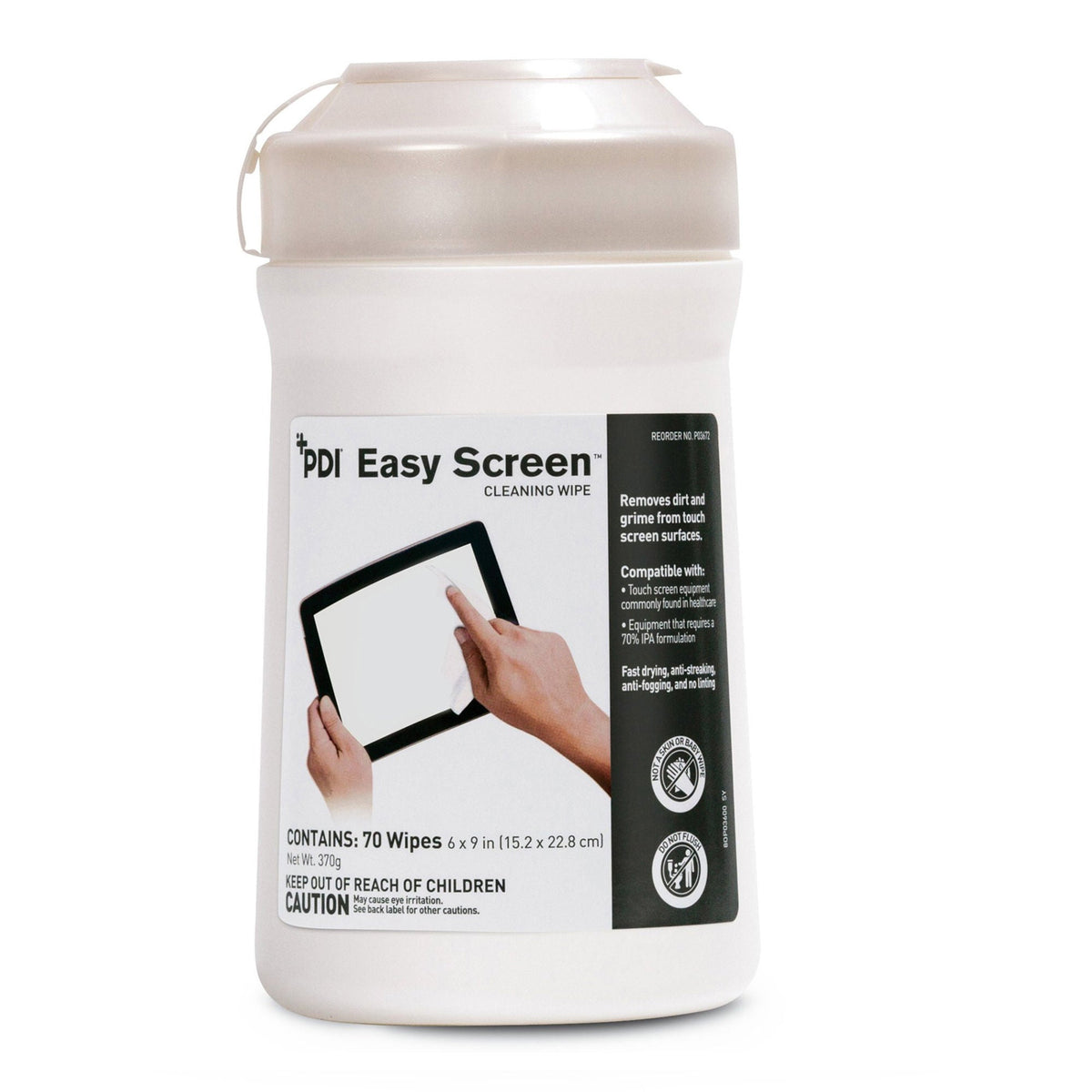 Easy Screen® Cleaning Wipe, 70 Per Canister, 840/Cs