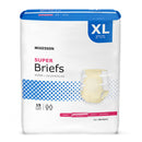 MCKESSON SUPER MODERATE ABSORBENCY INCONTINENCE BRIEFS, EXTRA LARGE, SOLD AS 15/BAG MCKESSON BR30645