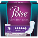 Poise® Fresh Protection™ Ultra Thin Pads, Ultimate Long, 52/CS