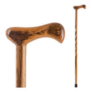 Brazos™ Twisted Bocote Cane with T-Handle, 37-Inch Height, 1/EA
