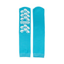 MCKESSON PAW PRINTS SLIPPER SOCKS, AQUA, ONE SIZE FITS MOST, SOLD AS 96/CASE MCKESSON 40-1069