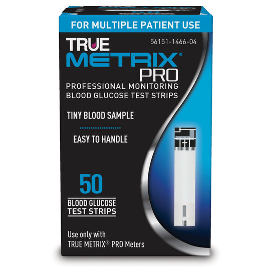 Test Strip, Bld Gluc True Metrix Pro Nfrs (50/Bx 24Bx/Cs), 1200/Cs