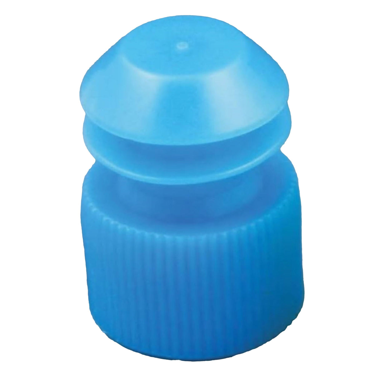 McKesson Flanged Plug Cap, Blue, Polyethylene, for use with 16mm Tubes, 10000/CS