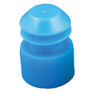 McKesson Flanged Plug Cap, Blue, Polyethylene, for use with 16mm Tubes, 10000/CS