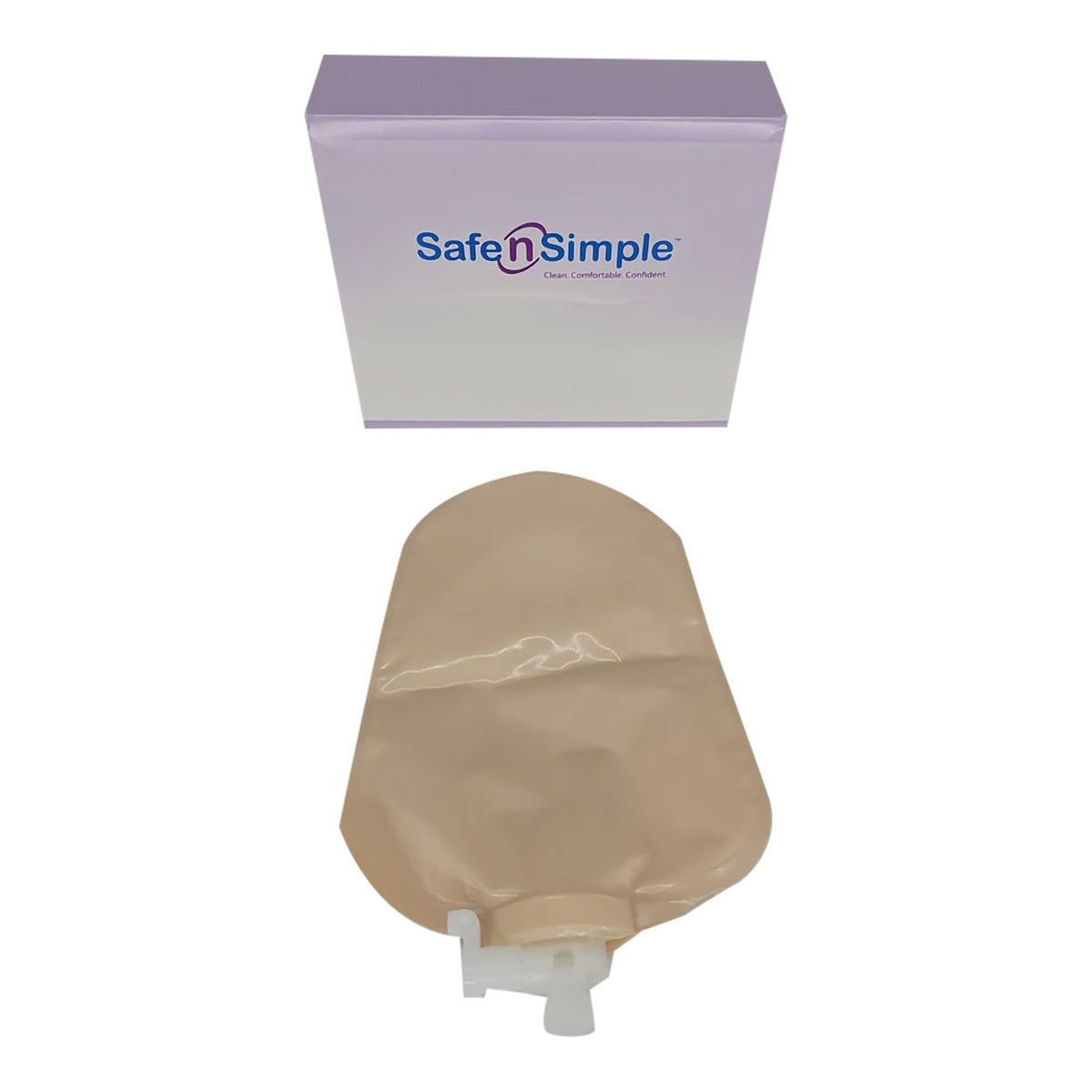 Pouch, Urostony 2Pc Flng Trnsprnt 9" 45Mm (10/Bx 8Bx/Cs), 80/Cs