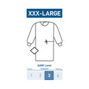 MCKESSON NONREINFORCED SURGICAL GOWN WITH TOWEL, 3X-LARGE, BLUE, SOLD AS 1/PACK MCKESSON 183-I90-7050-S1