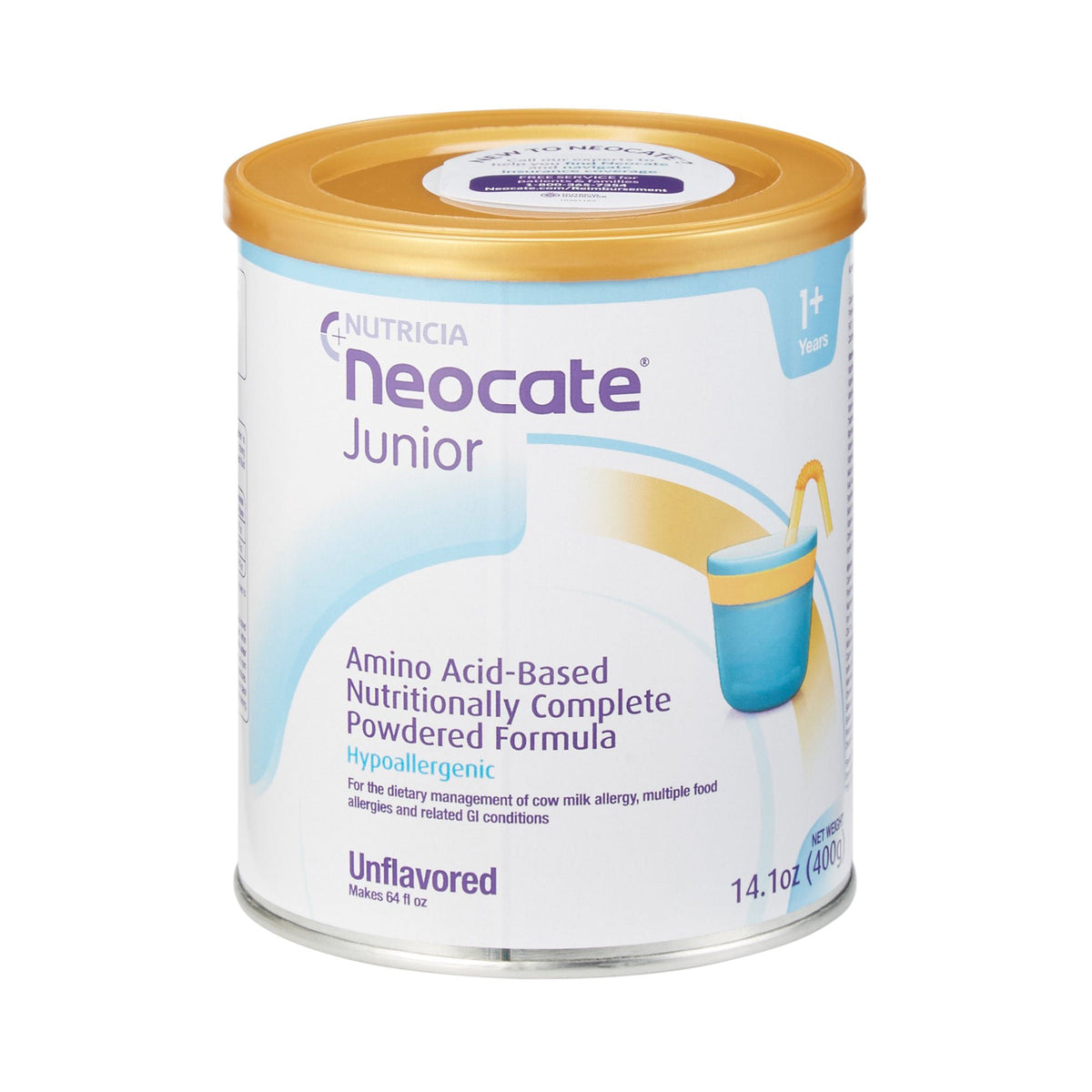 Neocate® Junior Amino Acid–Based Powdered Formula, 14.1-Ounce Can, 1/Ea