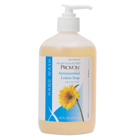Provon® Antimicrobial Lotion Soap with 0.3% PCMX, 16-ounce Pump Bottle, 12/CS