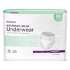 McKesson Extended Wear Maximum Absorbency Underwear, Medium, 64/CS