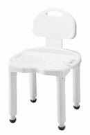 Carex® Shower Bench With Handles and Backrest, 3/CS