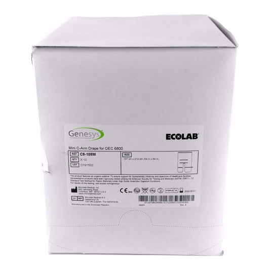 Genesys™/Ecolab® Mini C-Arm Drape For Ge Oec 6800, 54 X 84 Inch, 1/Ea
