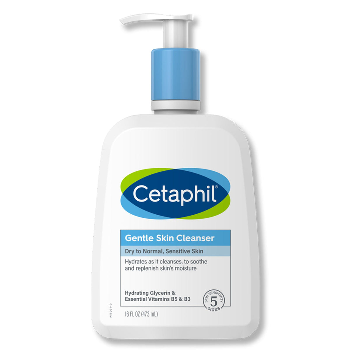 Cetaphil® Gentle Skin Cleanser Normal To Dry Skin Unscented, 16-oz Pump Bottle, 1/EA