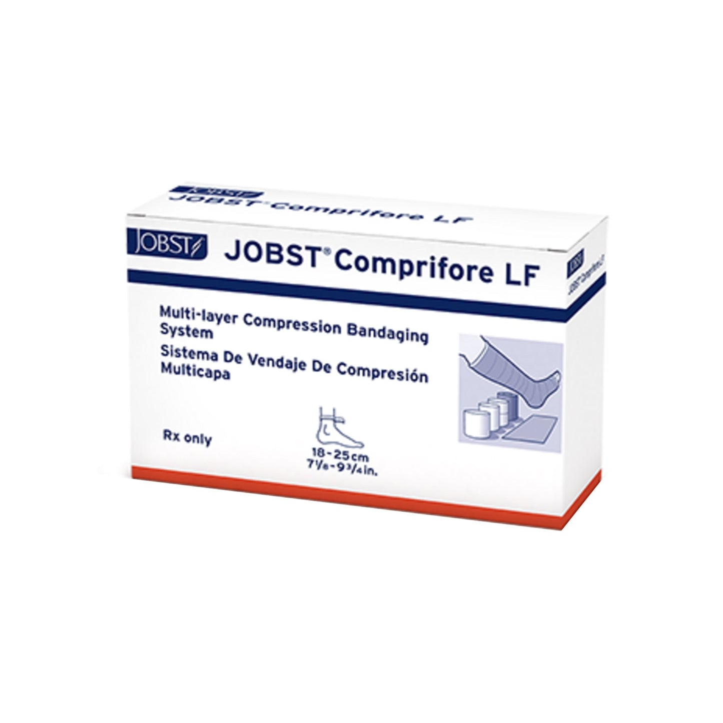 Jobst Comprifore LF No Closure Four Layer Compression Bandage System, 7 to 10 Inch 1/KIT -7266101