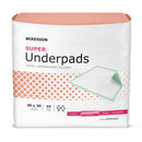 MCKESSON SUPER MODERATE ABSORBENCY UNDERPAD, 30 X 30 INCH - 150 CT., SOLD AS 150/CASE MCKESSON UPMD3030