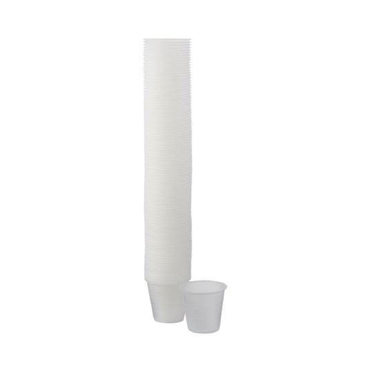 Conex Galaxy Drinking Cup, 3.5 Oz, Translucent Plastic, Disposable, 2500/Cs