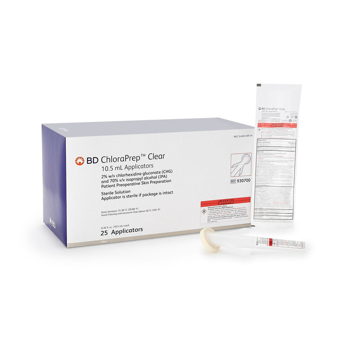 APPLICATOR, CHLORAPREP 10.5ML(25/CT 4CT/CS), 25/CT