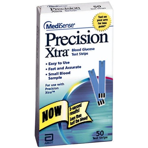 Precision Xtra® Blood Glucose Test Strips, 1/Pk