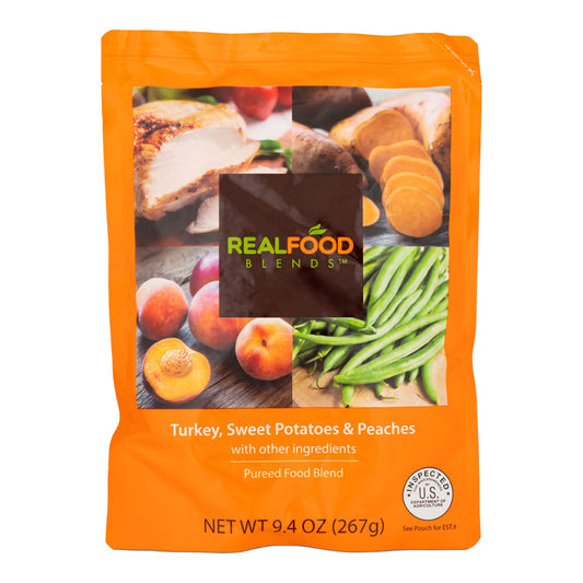 Real Food Blends™ Turkey, Sweet Potatoes & Peaches Puree Blend for Tube Feeding, 12/CS