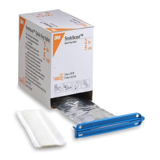 3M™ Scotchcast™ Quick Step Double Sided Felt Splint Roll, 2 Inch X 15 Foot, 2/Cs