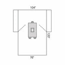Halyard Sterile Laparotomy Abdominal Drape, 104 x 76 x 120 Inch, 15/CS