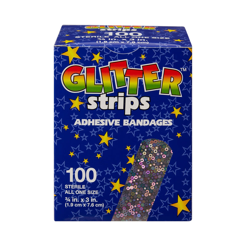 Glitter™ Stat Strip® Design Adhesive Strip, ¾ x 3 Inch