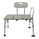 MCKESSON ALUMINUM TRANSFER BENCH WITH REVERSIBLE BACK, SOLD AS 1/EACH MCKESSON 146-12011KD-1