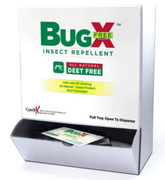 Bug X Fr® Insect Repellent Towelettes, 50/Bx