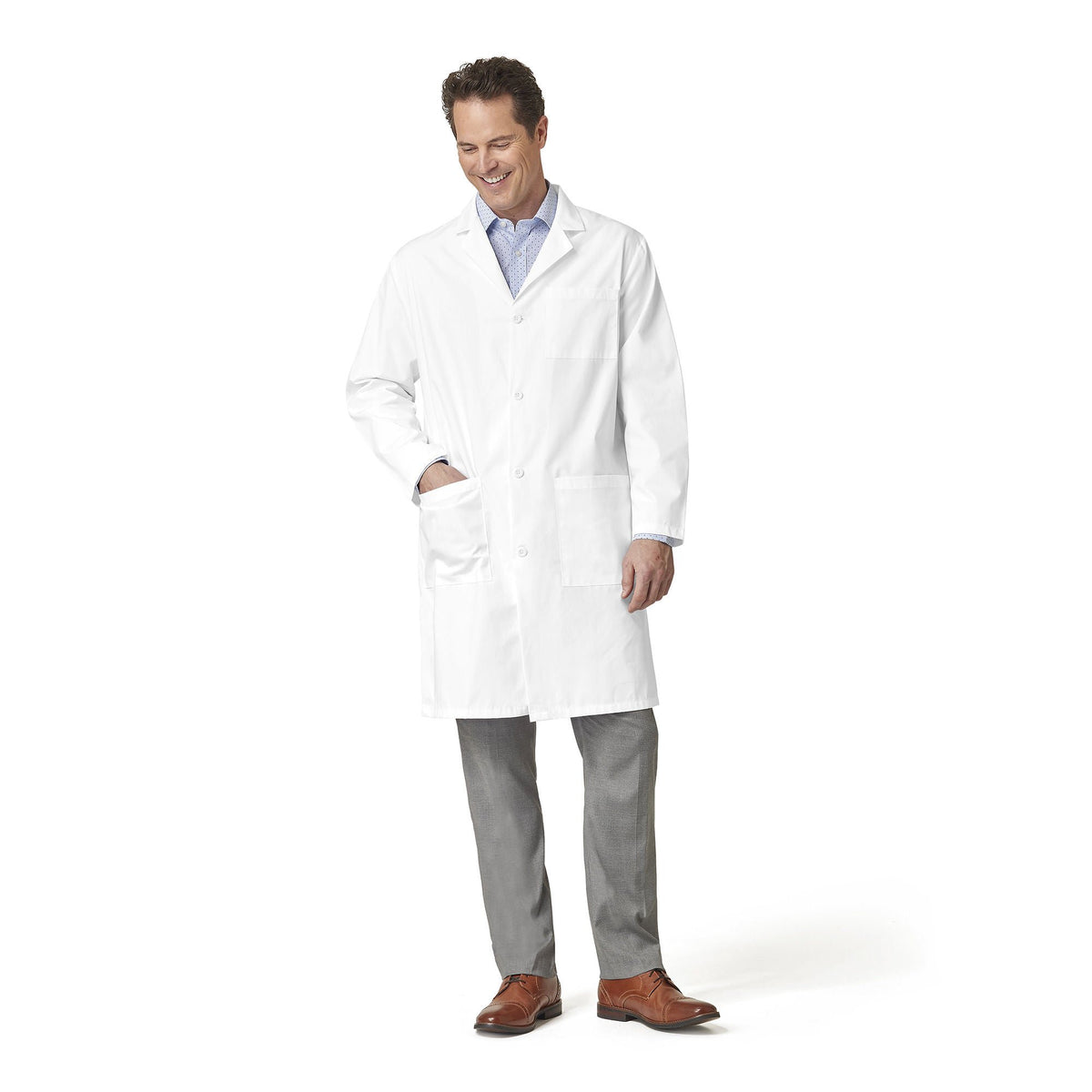 Fashion Seal Healthcare® Lab Coat, Medium, White, 1/Ea