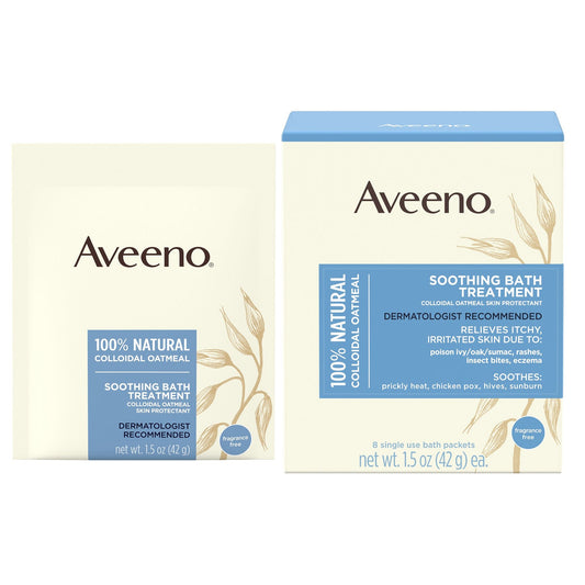 Aveeno® Soothing Bath Treatment Packets Fragrance Free, 192/CS