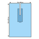 Halyard Sterile U- Surgical Drape, 80 W x 124 L Inch, 1/EA